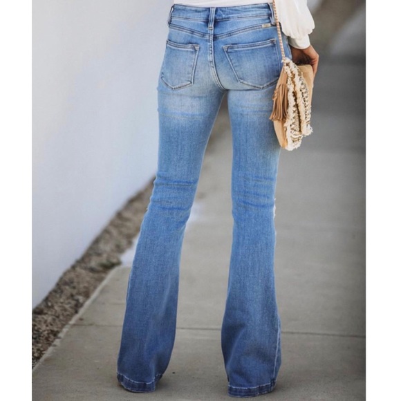 STILL INTERESTED RELISTED UNDER JEANS KanCan | Mid Rise Button Fly Flare Jeans - Picture 12 of 16